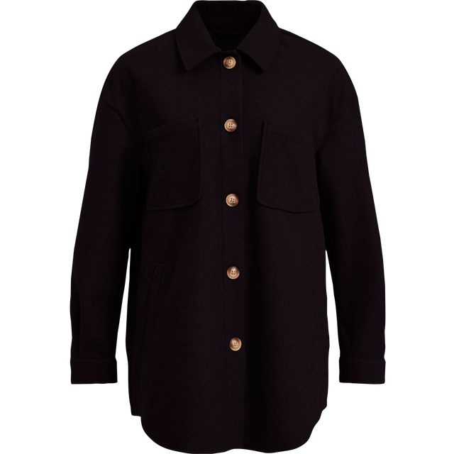 VILA Vikimmi Shirt L/S Jacket - Noos |Black |XL