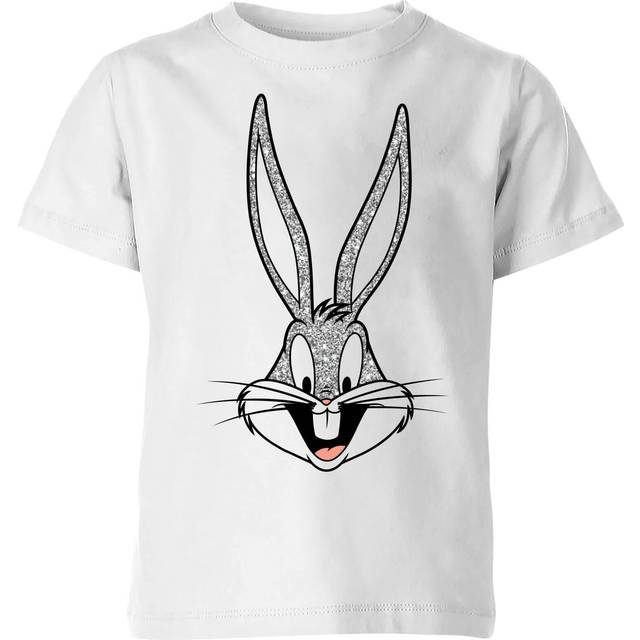 Looney Tunes Bugs Bunny Kids' T-Shirt - White - 5-6 Years