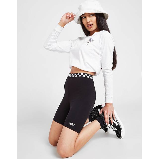 Vans Checkerboard Bike Short in Black & White - Black/White