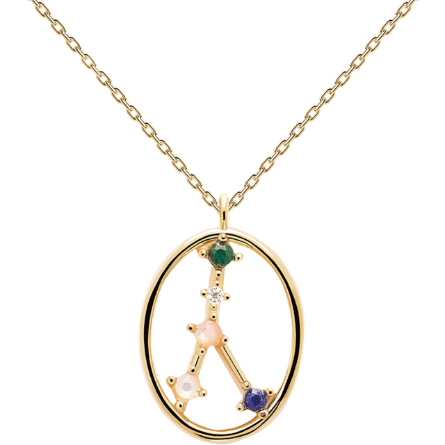 PDPAOLA Cancer 18ct Gold Plated Sterling Silver