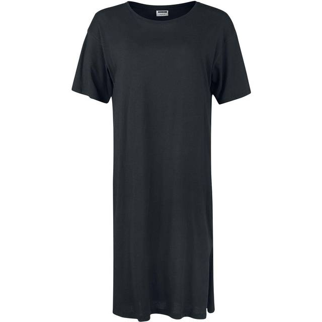 Noisy May T-shirt-midikjole med slids siden