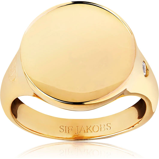 Sif Jakobs Jewellery, Accessoarer, Dam, 50 MM, Elegant Grande Ring med Zirkonia Stenar - gray (50 MM)