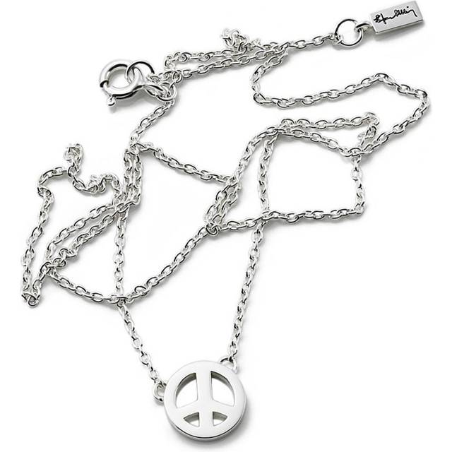 Efva Attling Mini Peace Necklace 42/45 CM - SILVER