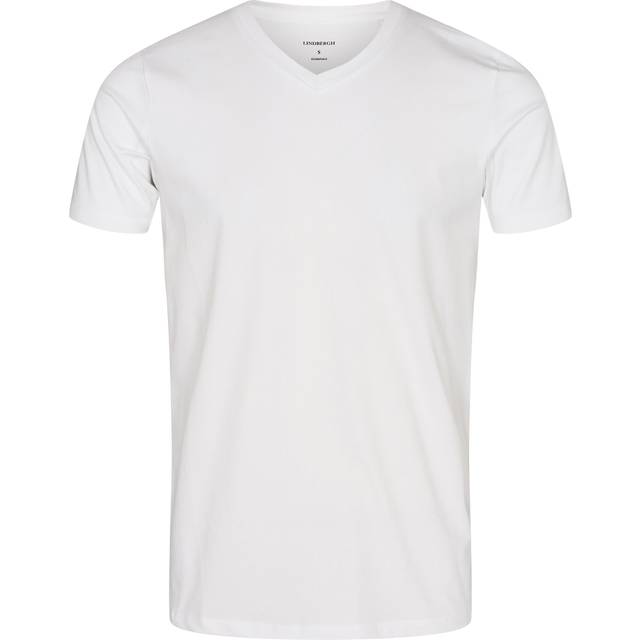 LINDBERGH Mens Stretch V-Neck Tee S/Smens Stretch V-Neck Tee S/S |Vit |L