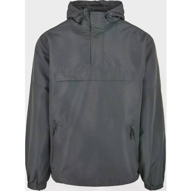 Brandit Sommar windbreaker, regnjacka, anorak, träningsjacka, storlek S till 5XL, antracit, XL