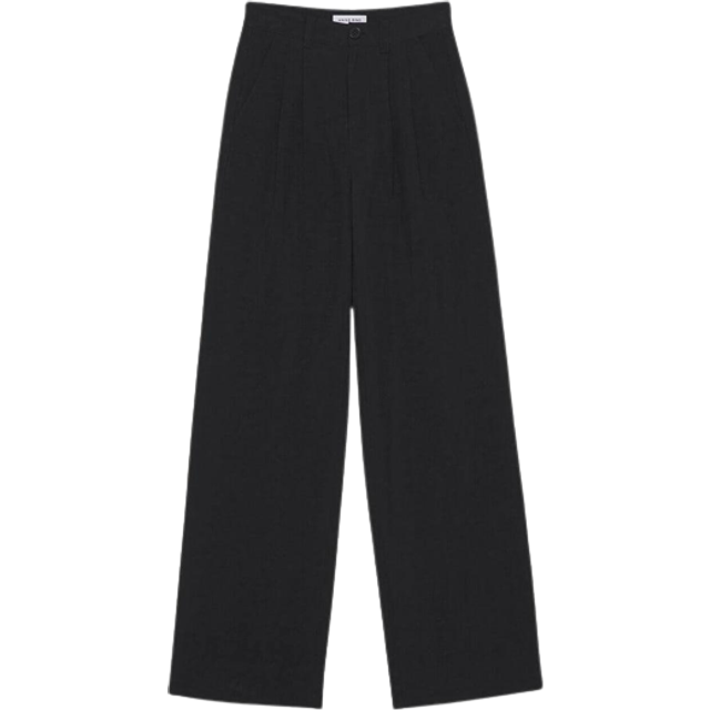 ANINE BING Black Carrie Trousers - Black - DK 30