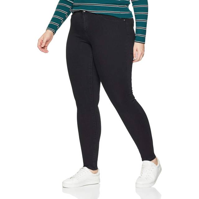ONLY Carmakoma Dam Carthunder Push Up Reg Noos skinny jeans, svart, 54