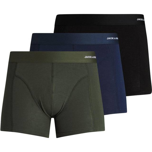 Boxer Jack & Jones Basic Bamboo (Lot de 3) - Vert - XL