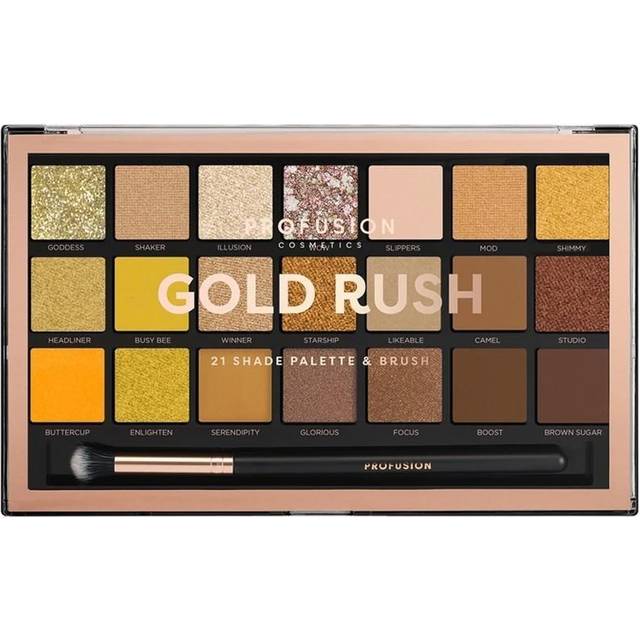 Profusion Cosmetics Gold Rush 21 Shade Eyeshadow