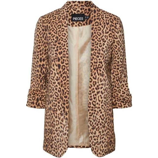 PIECES Damblazer, Naturligt/AOP: Leo, L