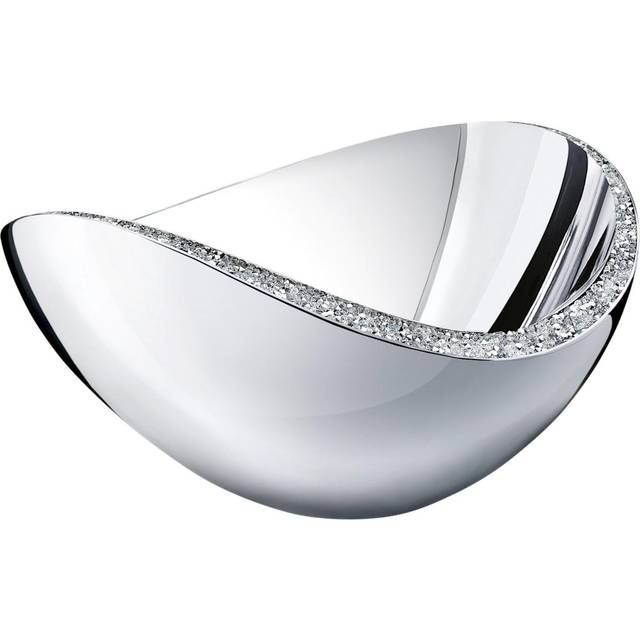 Minera Decorative Bowl, medium - Silver tone