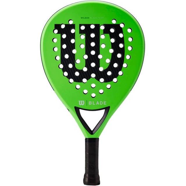 Wilson Padel-Racket Blade Team v2, glasfiber/EVA, 370 g, svart/neongrön, WR067411U2