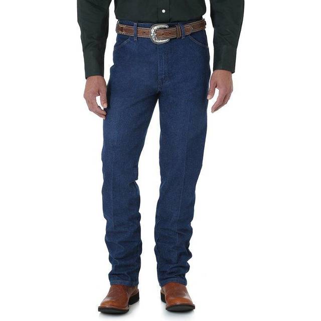 Wrangler Men's Cowboy Cut Slim Fit Jean, Prewashed Indigo, 40W x 30L