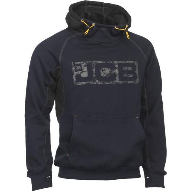 (Small) JCB Horton Hoodie Hooded Jumper Navy (Sizes S-XXL)