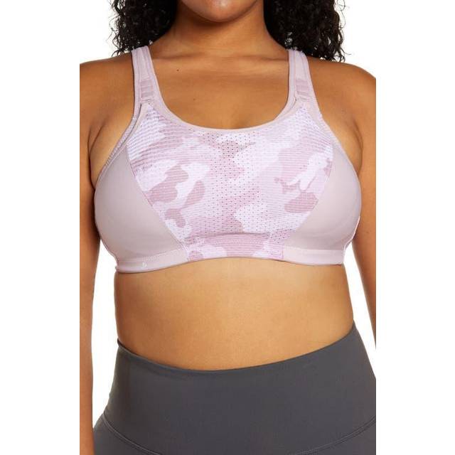 Glamorise Full Figure Plus Size High Impact Wonderwire Sports Bra - Coffee