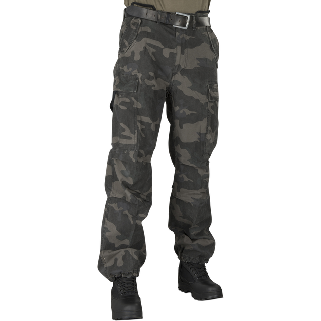 Brandit M-65 Vintage, cargo pants , color: Darkcamo , size: S