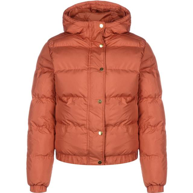 Jacket Urban Classics Ladies Hooded Puffer Jacket Dark Olive XS (XS)