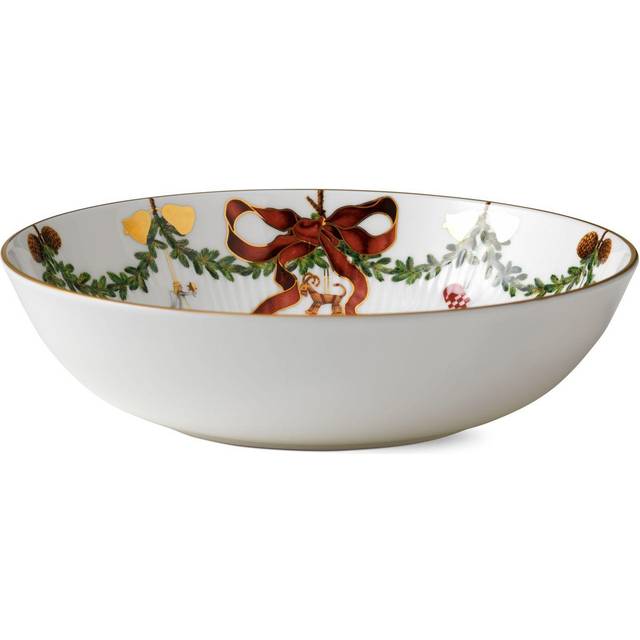 Royal Copenhagen - Star Ribbed Christmas - Serving bowls - Skål - Little bowl - 175 cl