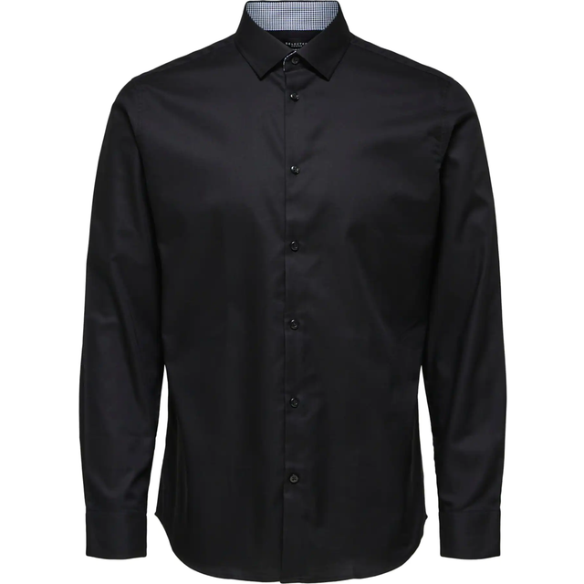 Selected Mark Long Sleeve Shirt Bright White