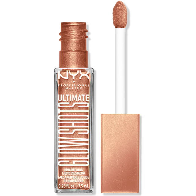 NYX Professional Makeup – Ultimate Glow Shots – Flytande ögonskugga – Twisted Tanger-Guld