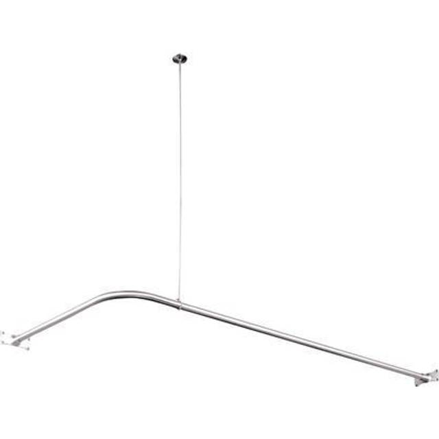 Kingston Brass CC3141 Corner Shower Rod - Polished Chrome