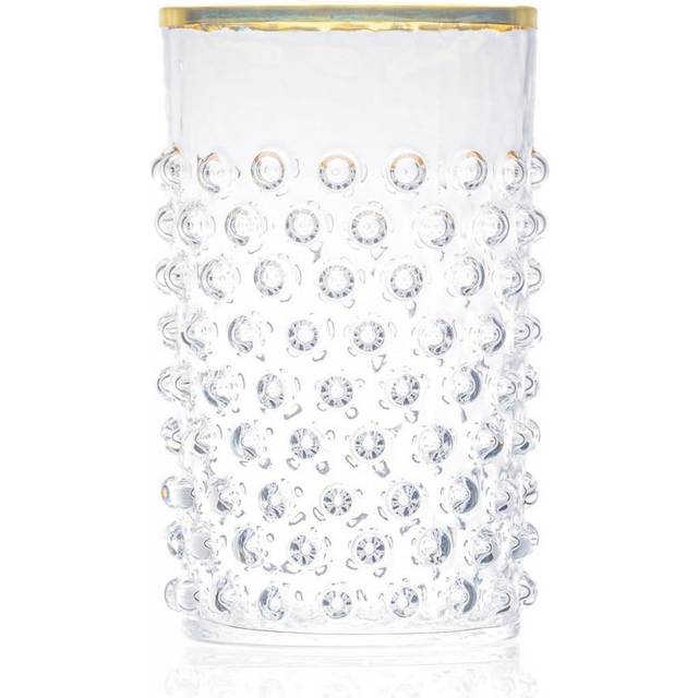Anna Von Lipa Hobnail glass 20 cl Cashmere