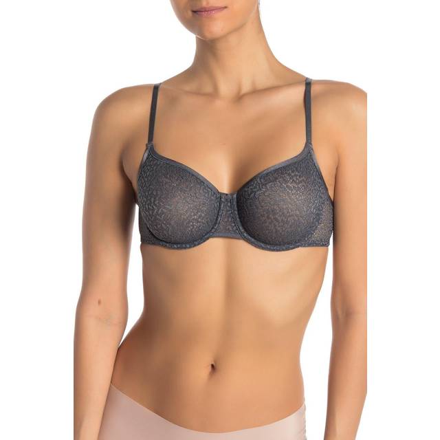 DKNY Modern Lace Underwired Demi Bra - Vintage Blue