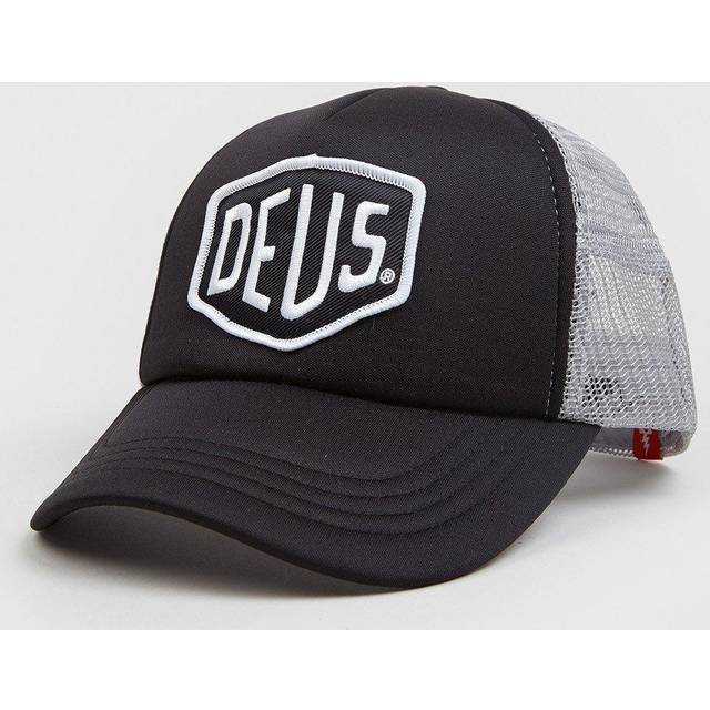 Deus Ex Machina Baylands Mesh Back Trucker Cap - Black/White