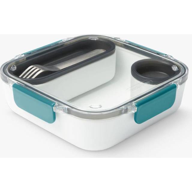 black+blum Leak-Proof Square Plastic Lunch Box Original, 1L