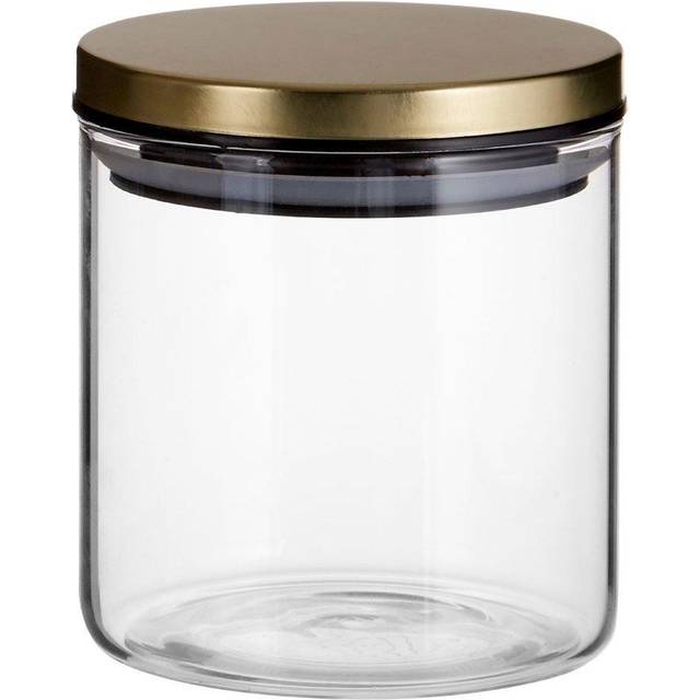 Freska Gold Lid Storage Jar - 550ml - Premier Housewares