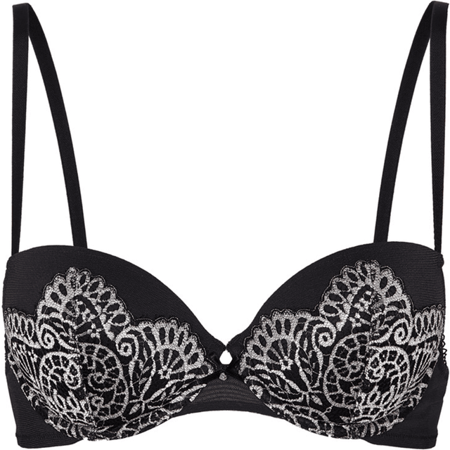 Women's Gel-Air Push-Up Bra with Padded Cups W0AQ9 85 COPA B black