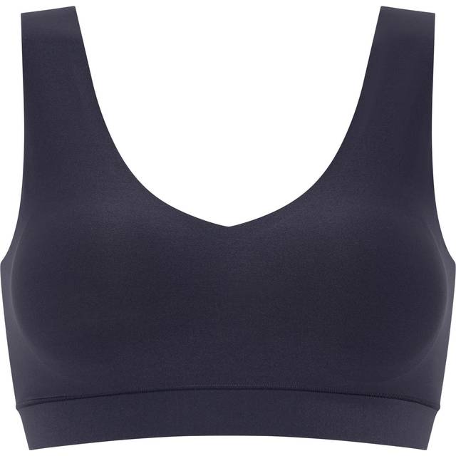 Chantelle Womens SoftStretch V-Neck Jersey Crop Top - Brown Polyamide - Size XL/2XL