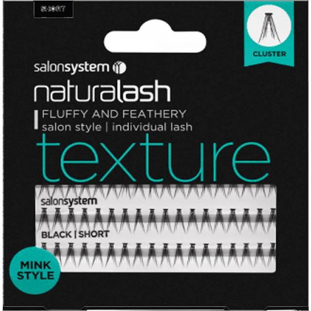Salon System Individual Lashes Mink Style Short Black False Eyelashes