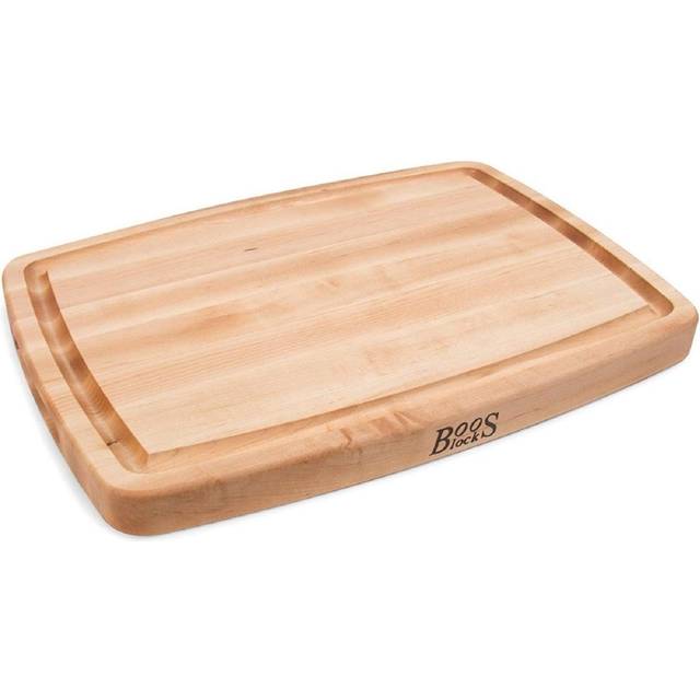 "John Boos Boos Block CB Series Large Reversible Wood Cutting Board with Juice Groove  1.5-Inch Thickness  20"""""""" x 14"""""""" x 1 1/2""""""""  Maple"