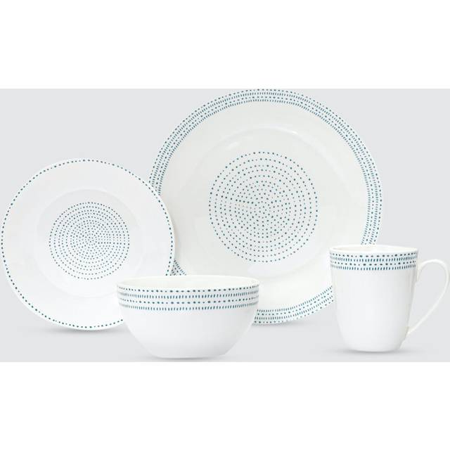 Godinger 16Pc Staccata Dinnerware Set