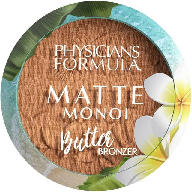 Physicians Formula Matte Monoi Butter Bronzer, Bronzerpuder med Krämig och Mjuk Textur, Berikad med Monoi- och Murumurusmör för en Långvarig Effekt, Vattenresistent, Matte Deep Bronzer