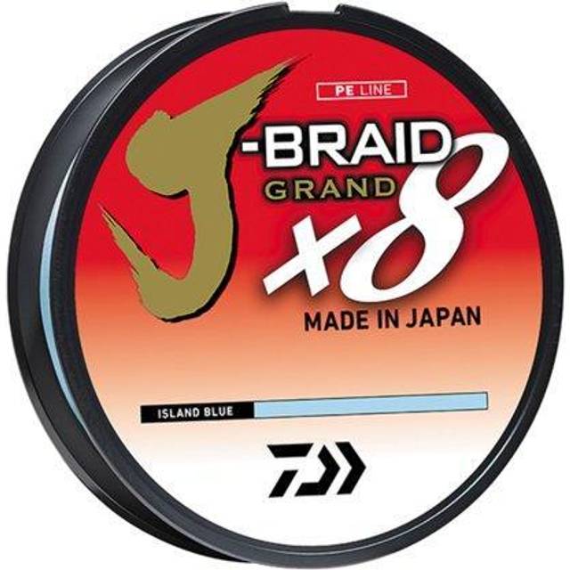 Daiwa J-BRAID GRAND 8X 300YDS FILLER SPOOL ISLAND BLÅ