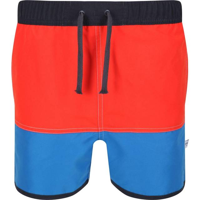 Regatta Kids Sergio Baby badshorts, Eldig röd/Imperial blå, 15 Years