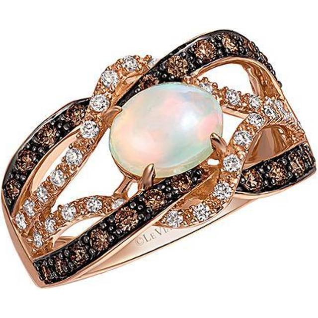Le Vian 14K Rose Gold 1.18 ct. tw. Diamond & Opal Ring