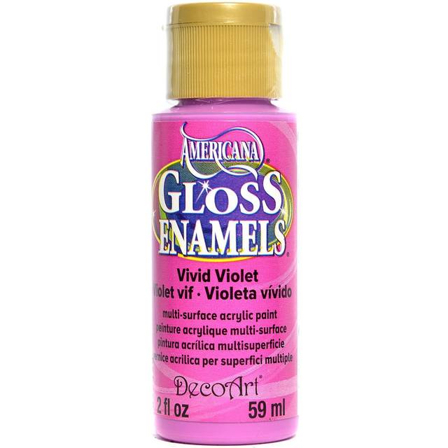 DecoArt Americana Gloss Enamels Paint  2Ounce  Vivid Violet