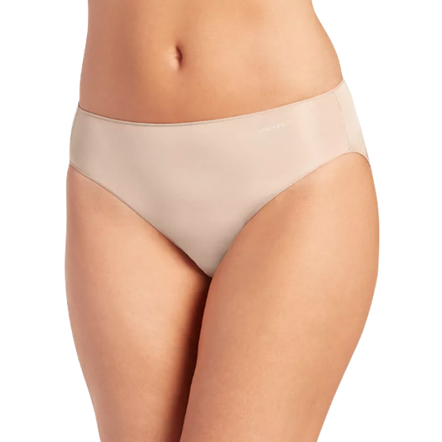 Jockey Women's Underwear No Panty Line Promise Tactel Bikini  Light  10