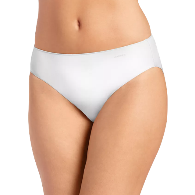 Jockey Women's Underwear No Panty Line Promise Tactel Bikini  White  6