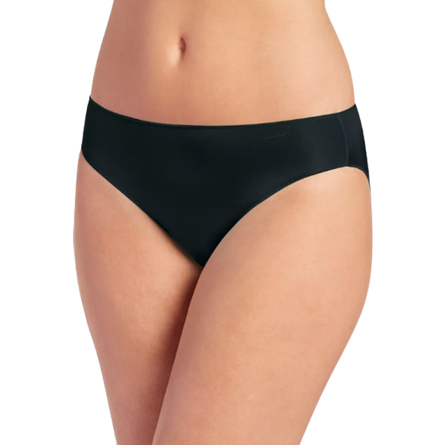 Jockey Women's Underwear No Panty Line Promise Tactel Bikini  Black  6