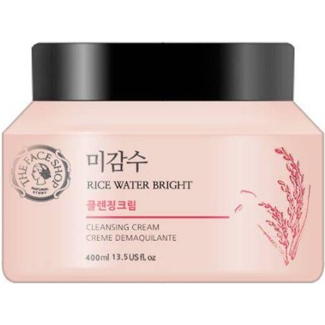 THE FACE SHOP Rice Water Bright Cleansing Cream 400ml (stor kapacitet)
