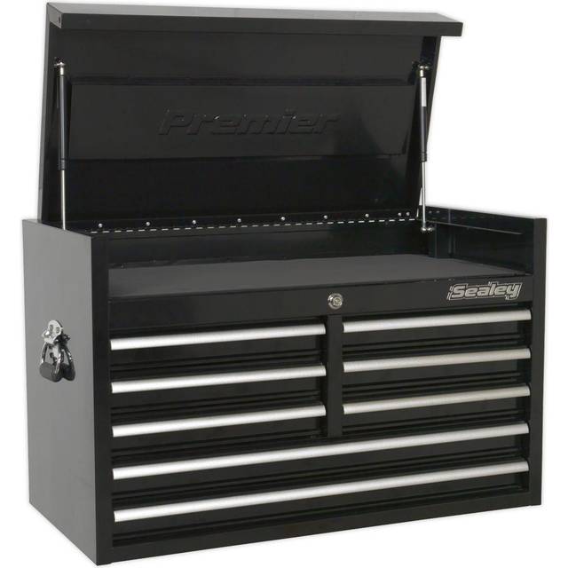 Sealey - PTB91508 Premier™ Heavy-Duty Topchest 915mm 8 Drawer - Black