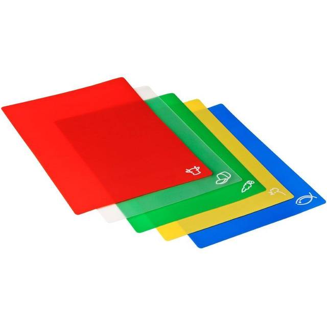 Premier Housewares Flexible Chopping Mats - Set of 5