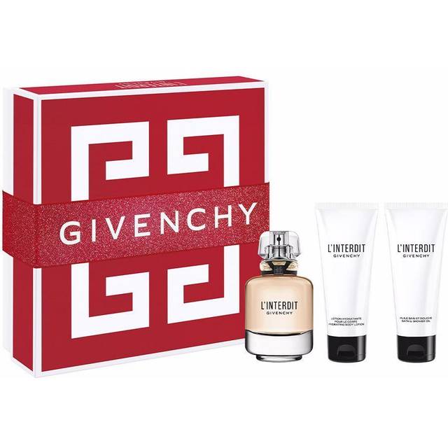 Givenchy L'interdit 3 Piece Gift Set: Eau De Parfum 80ml - Body Lotion 75ml - Sh