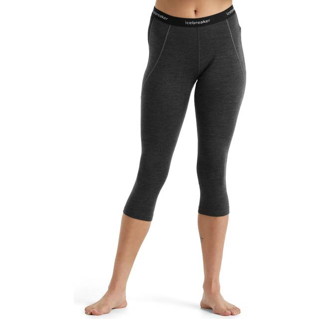 icebreaker 260 Winter Zone 3/4 Tights - Jet Heather - S