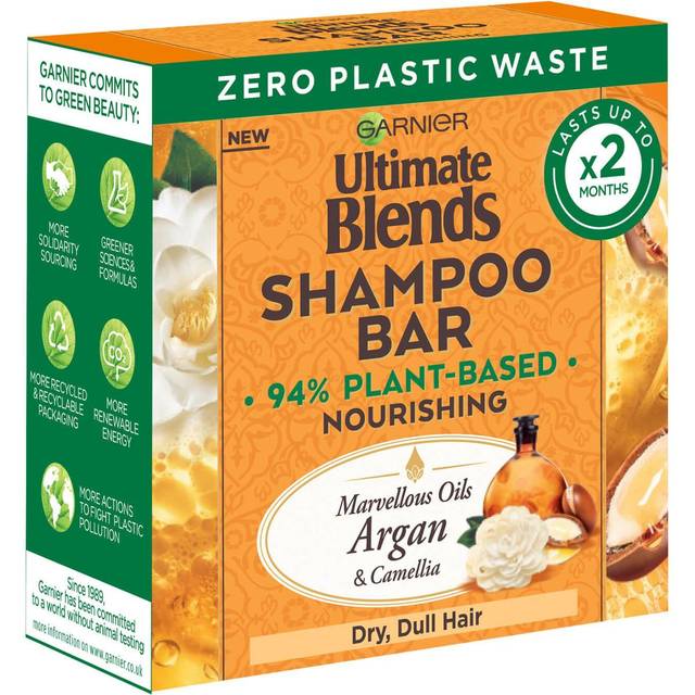 Garnier Ultimate Blends Marvellous Oils Nourishing Shampoo Bar 60g