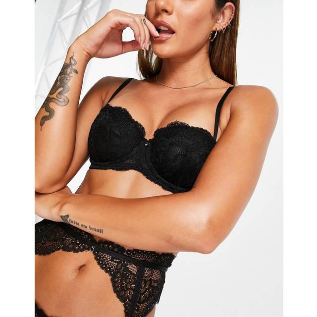 Ann Summers - Sexy Lace - Sort polstret balconette-BH